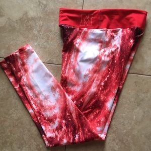 Nebraska Huskers Yoga Pant galaxy SM